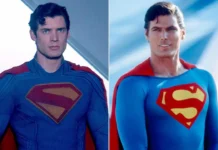 Supermen: David Corenswet and Christopher Reeve
