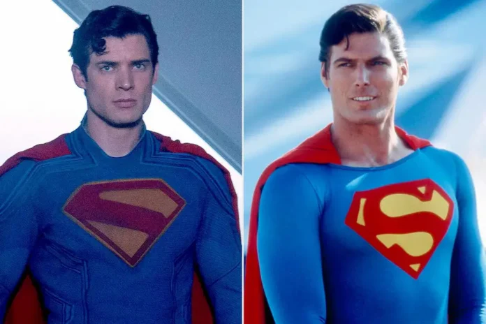 Supermen: David Corenswet and Christopher Reeve