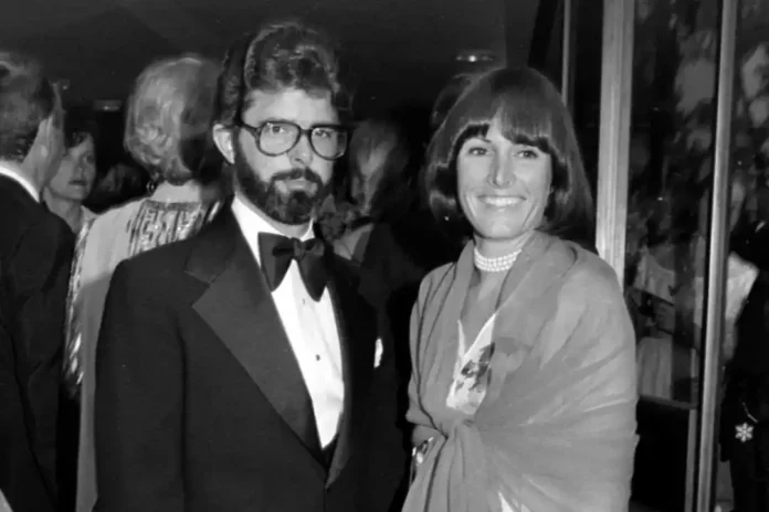 Marcia Lucas and George Lucas